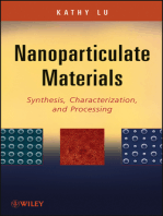 Nanoparticulate Materials: Synthesis, Characterization, and Processing