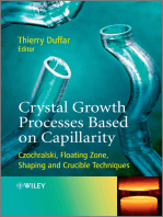 Crystal Growth Processes Based on Capillarity: Czochralski, Floating Zone, Shaping and Crucible Techniques