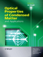 Optical Properties of Condensed Matter and Applications