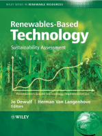 Renewables-Based Technology: Sustainability Assessment