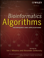 Bioinformatics Algorithms: Techniques and Applications