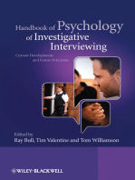 Handbook of Psychology of Investigative Interviewing: Current Developments and Future Directions