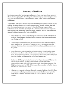 Read Leviticus Summary Online By Jay Smith Books