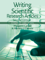 Writing Scientific Research Articles: Strategy and Steps