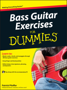 Bass Guitar Exercises For Dummies by Patrick Pfeiffer ...