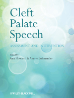 Cleft Palate Speech: Assessment and Intervention