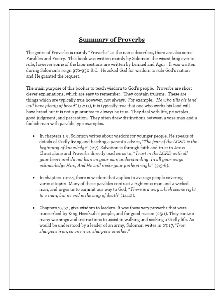 Dissertation proverbs