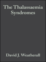 The Thalassaemia Syndromes