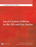 Local Content Policies in the Oil and Gas Sector