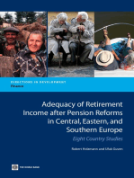 Adequacy of Retirement Income after Pension Reforms in Central, Eastern and Southern Europe
