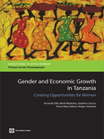 Gender and Economic Growth in Tanzania