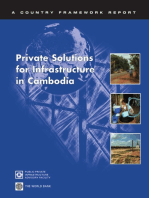 Private Solutions for Infrastructure in Cambodia