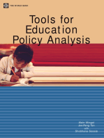 Tools for Education Policy Analysis 