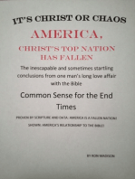 America, Christ's Top Nation has Fallen: It's Christ or Chaos America