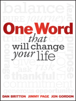 One Word that will Change Your Life