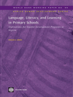 Language, Literacy, and Learning in Primary Schools
