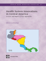 Health System Innovations in Central America