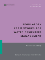 Regulatory Frameworks for Water Resources Management 