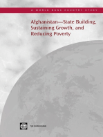 Afghanistan--State Building, Sustaining Growth, and Reducing Poverty