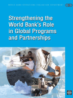 Strengthening the World Bank's Role in Global Programs and Partnerships