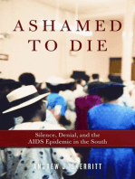 Ashamed to Die: Silence, Denial, and the AIDS Epidemic in the South