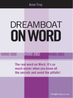 Dreamboat on Word: Word 2000, Word 2002, Word 2003