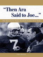 "Then Ara Said to Joe. . .": The Best Notre Dame Football Stories Ever Told
