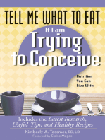 Tell Me What to Eat If I Am Trying to Conceive: Nutrition You Can Live With