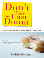 Don't Take the Last Donut: New Rules of Business Etiquette