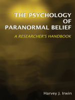 The Psychology of Paranormal Belief: A Researchers Handbook