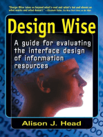 Design Wise: A Guide for Evaluating the Interface Design of Information Resources