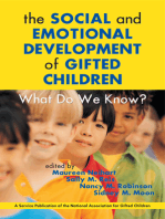 The Social and Emotional Development of Gifted Children