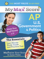 My Max Score AP Essentials U.S. Government & Politics