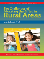 The Challenges of Educating the Gifted in Rural Areas