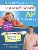 My Max Score AP Essentials U.S. History