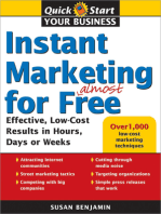 Instant Marketing for Almost Free: Effective, Low-Cost Strategies that Get Results in Weeks, Days, or Hours