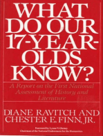 What Do Our 17-Year-Olds Know: A Report on the First National Assessment of History and Literature