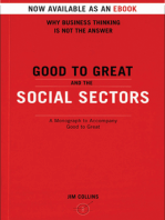 Good To Great And The Social Sectors