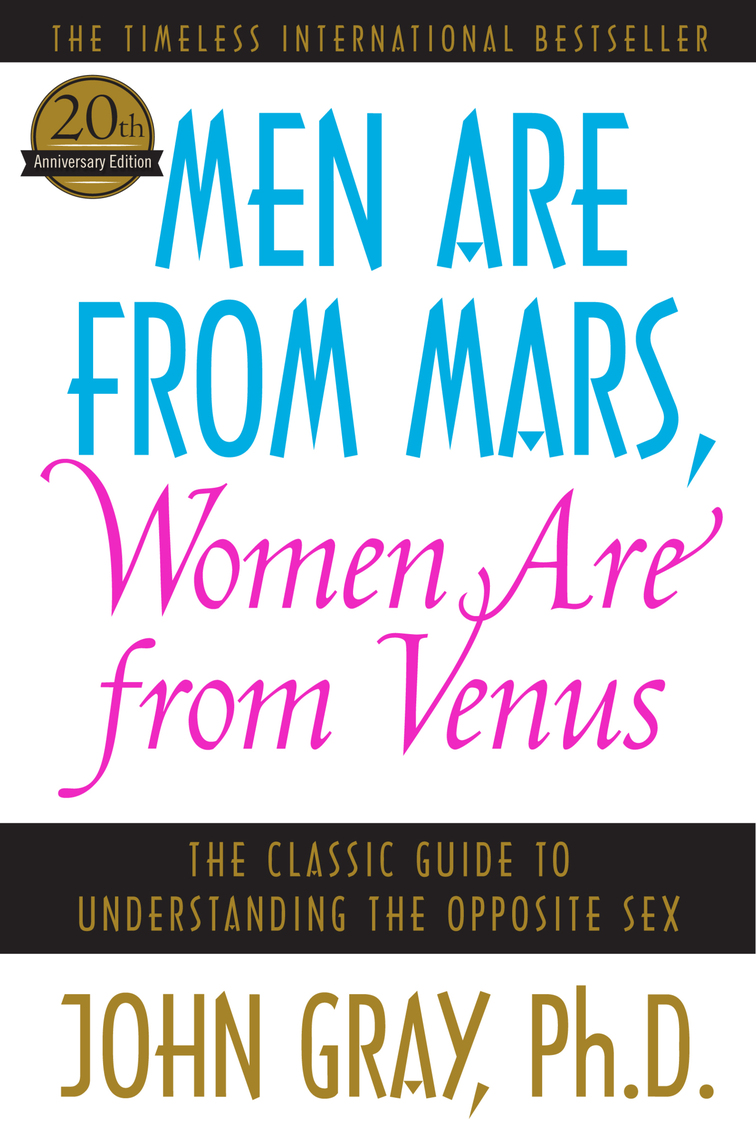 Men Are from Mars, Women Are from Venus book cover