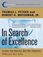 In Search of Excellence: Lessons from America's Best-Run Companies