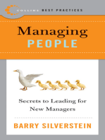 Best Practices: Managing People: Secrets to Leading for New Managers