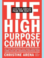 The High-Purpose Company: The TRULY Responsible (and Highly Profitable) Firms That Are Changing Business Now