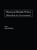 National Health Policy: What Role for Government?