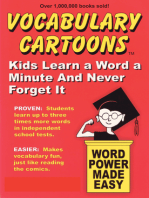 Vocabulary Cartoons: Kids Learn a Word a Minute and Never Forget It.