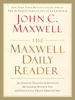 The Maxwell Daily Reader: 365 Days of Insight to Develop the Leader Within You and Influence Those Around You