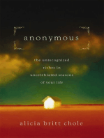 Anonymous: Jesus' hidden years...and yours