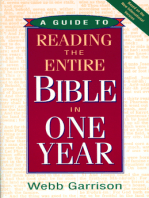 A Guide To Reading The Entire Bible In One Year