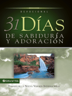 31 días de sabiduría y adoración: Tomado de la Santa Biblia Nueva Versión Internacional