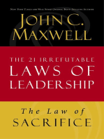 The Law of Sacrifice: Lesson 18 from The 21 Irrefutable Laws of Leadership