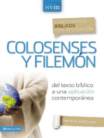 Comentario bíblico con aplicación NVI Colosenses y Filemón: Del texto bíblico a una aplicación contemporánea